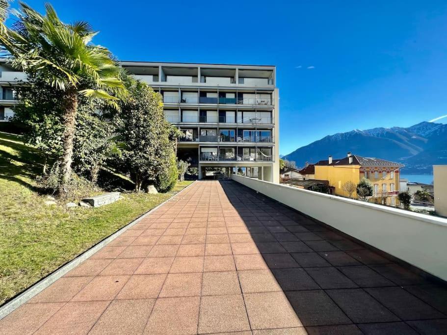 Bright Tiny Studio - Shared Pool & Sauna - Free Parking - Air Condition Muralto Exteriér fotografie